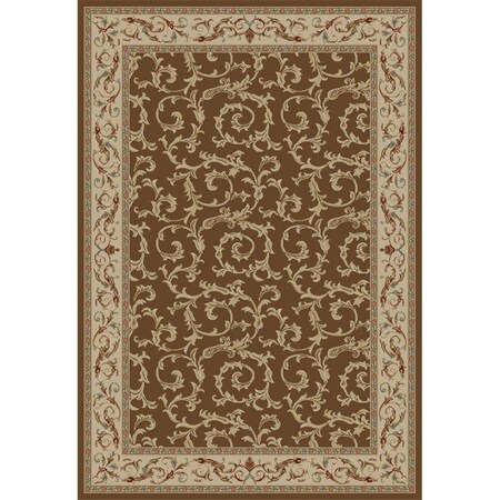 Perfectpillows Jewel Veronica - Brown - 7 ft. 10 in. x 9 ft. 10 in. PE2845440